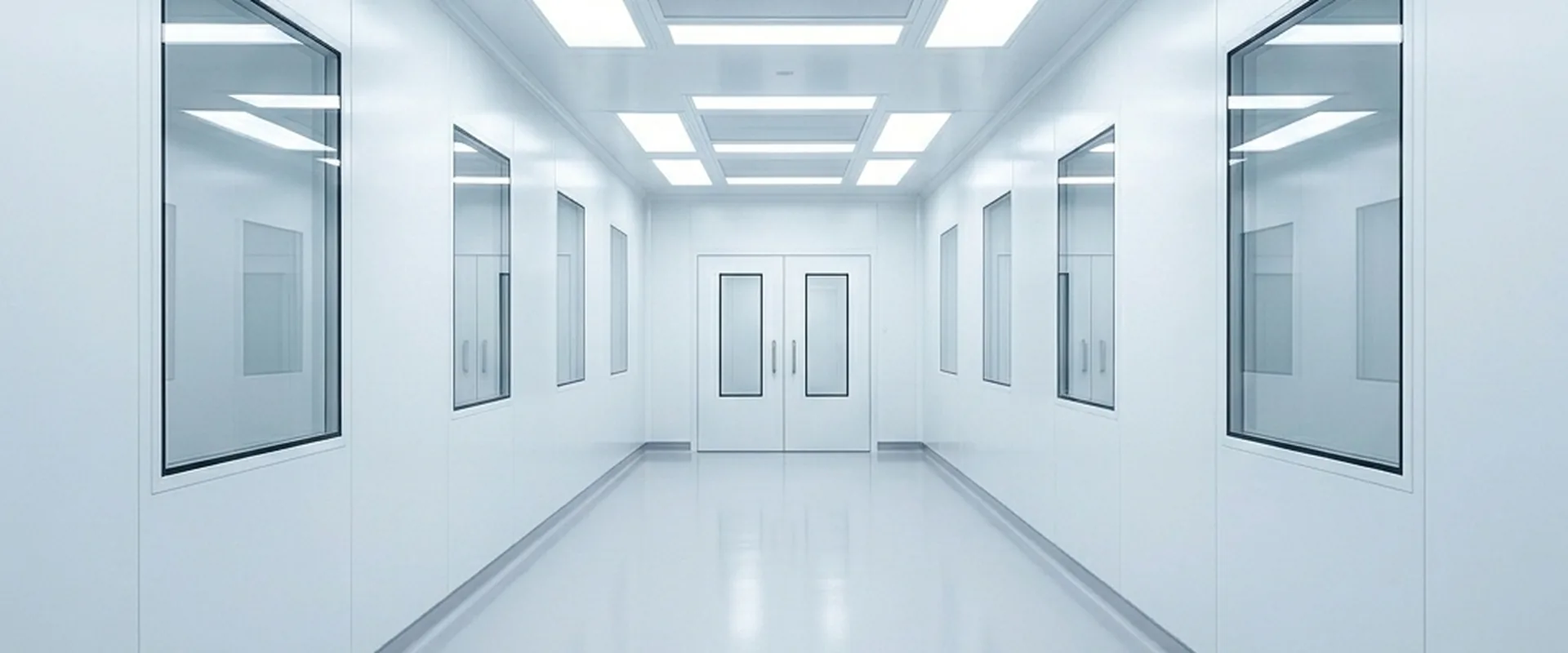 Engineer reviewing plans in cleanroom (placeholder)
