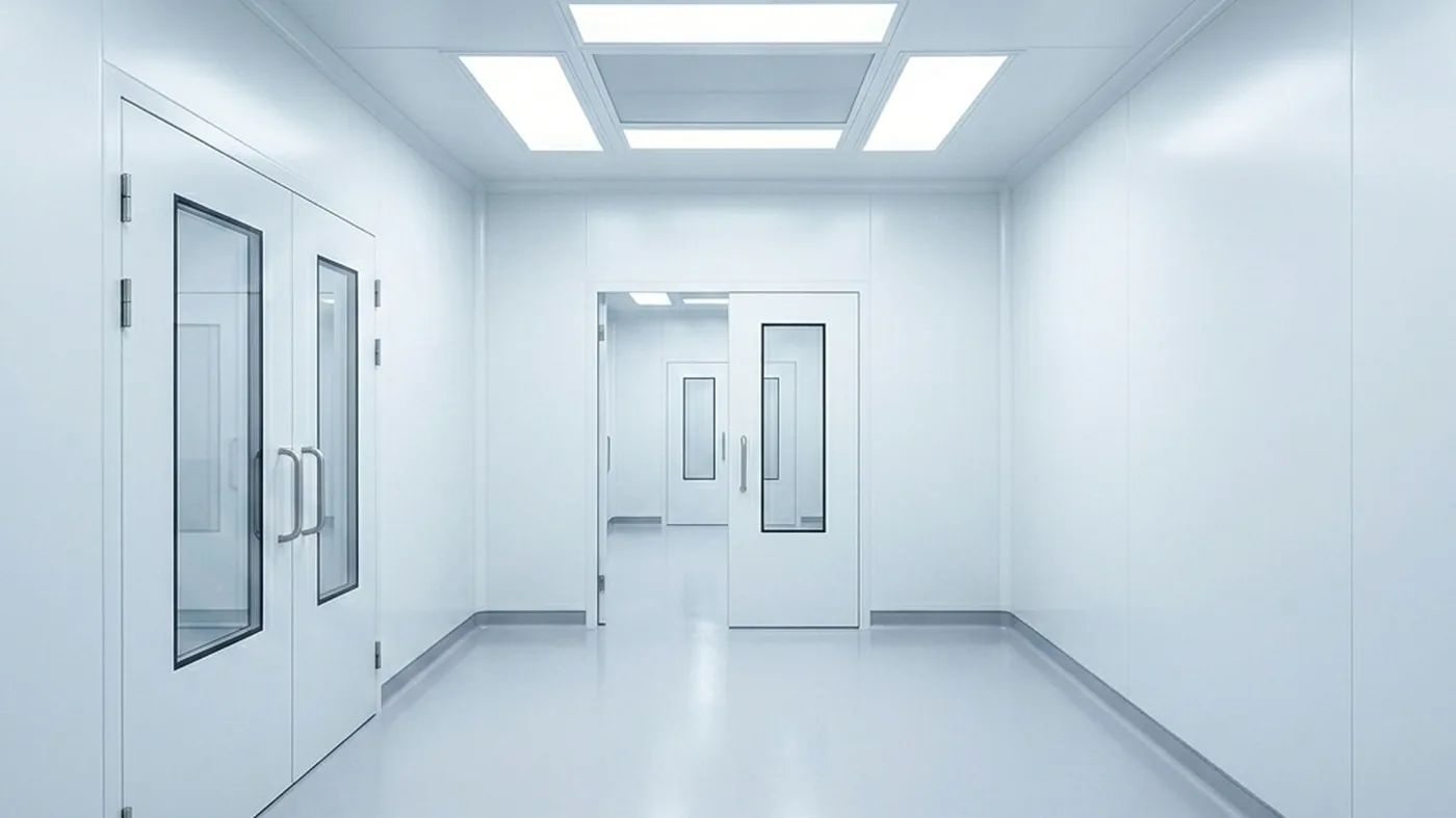 A GMP pharmaceutical cleanroom designed to meet Saudi SFDA expectations.