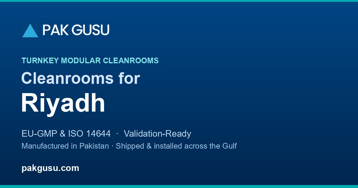 Cleanrooms for the GCC