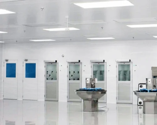 People working in various cleanroom industries